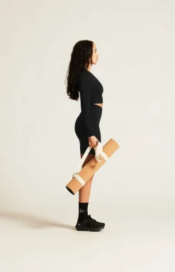 Collective Rib Cropped Ls Top W