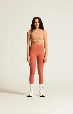 Collective Rib Cropped Ls Top W