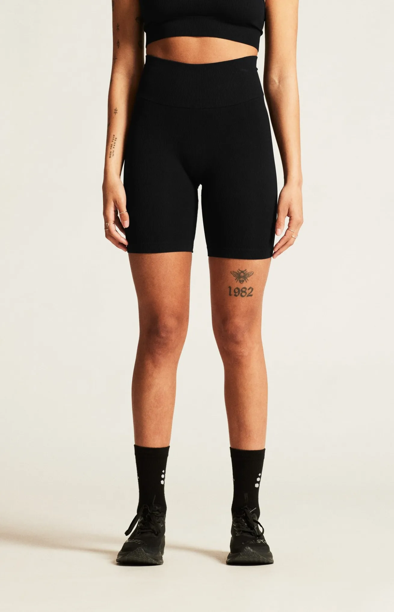 Collective Rib Short Tights W