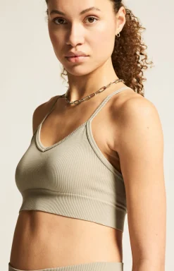 Collective Rib Strap Sports Bra W