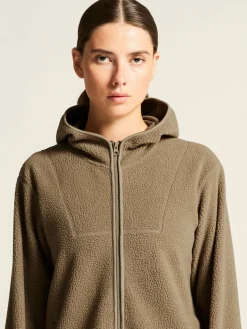 Join Pile Fleece FZ Hood W